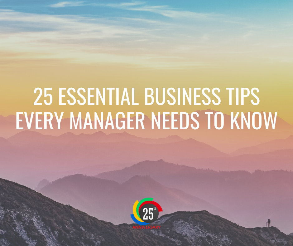 25 Essential Business Tips for Managers